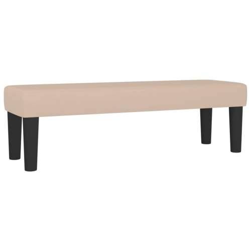 Klupa boja cappuccina 100x30x30 cm od umjetne kože - Boja cappuccina 100 x 30 x 30 cm Cijena