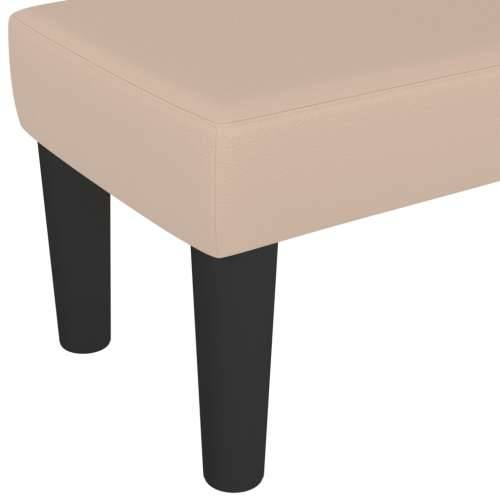 Klupa boja cappuccina 100x30x30 cm od umjetne kože - Boja cappuccina 100 x 30 x 30 cm Cijena