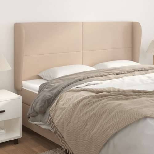 Uzglavlje s ušima boja cappuccina 203x23x118/128cm umjetna koža - Boja cappuccina 203 x 23 x 118/128 cm 1 Cijena