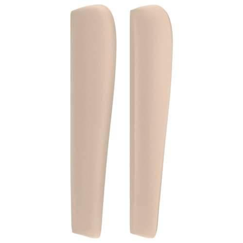 Uzglavlje s ušima boja cappuccina 93x23x118/128 cm umjetna koža - Boja cappuccina 93 x 23 x 118/128 cm 1 Cijena
