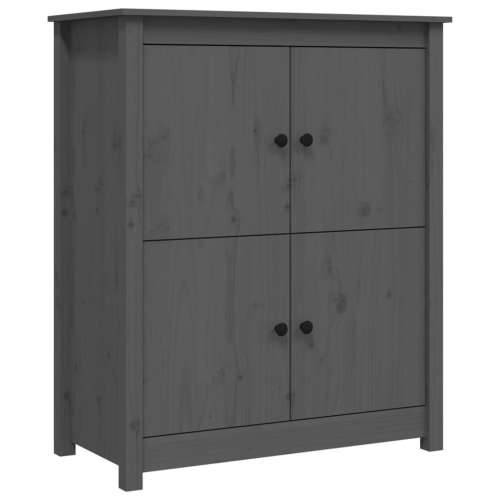 Komoda siva 83 x 41,5 x 100 cm od masivne borovine - Siva 1 Cijena
