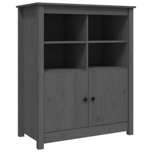 Komoda siva 83 x 41,5 x 100 cm od masivne borovine - Siva 1 Cijena
