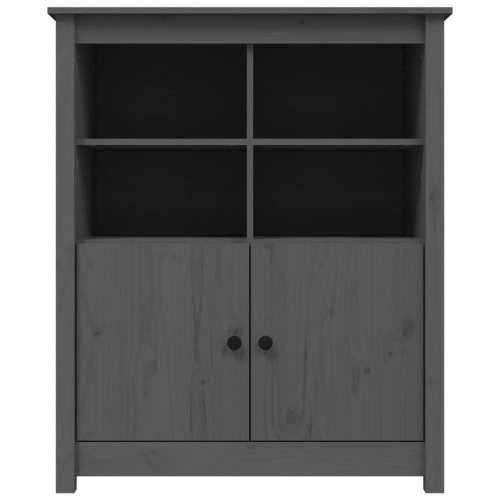 Komoda siva 83 x 41,5 x 100 cm od masivne borovine - Siva 1 Cijena