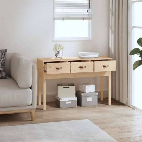 Konzolni stol 114 x 40 x 75 cm od masivne borovine - Prirodna 1 114 cm Cijena