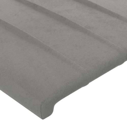 Uzglavlje s ušima svjetlosivo 163x23x118/128 cm obaršunasti - Svjetlosiva 163 x 23 x 118/128 cm 1 Cijena