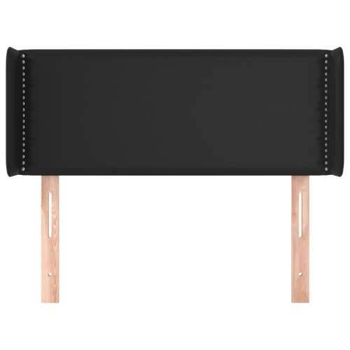 Uzglavlje s ušima crno 103x16x78/88 cm od umjetne kože - Crna 103 x 16 x 78/88 cm 1 Cijena