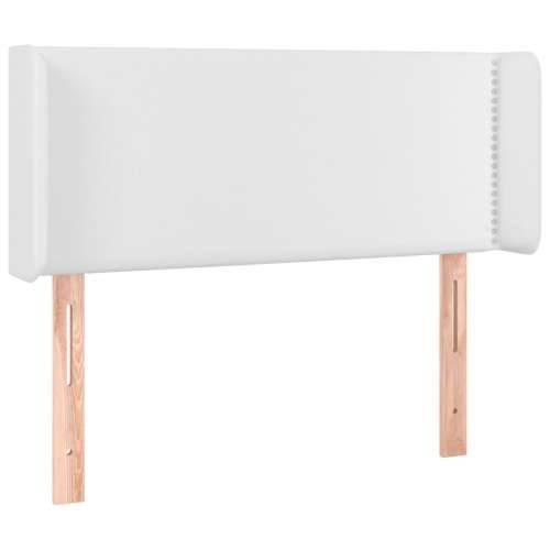 Uzglavlje s ušima bijelo 103x16x78/88 cm od umjetne kože - Bijela 103 x 16 x 78/88 cm 1 Cijena