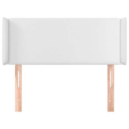 Uzglavlje s ušima bijelo 103x16x78/88 cm od umjetne kože - Bijela 103 x 16 x 78/88 cm 1 Cijena