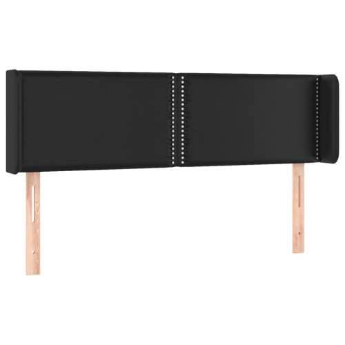 Uzglavlje s ušima crno 147x16x78/88 cm od umjetne kože - Crna 147 x 16 x 78/88 cm 1 Cijena