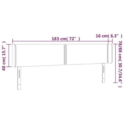 Uzglavlje s ušima crno 183x16x78/88 cm umjetna koža - Crna 183 x 16 x 78/88 cm 1 Cijena