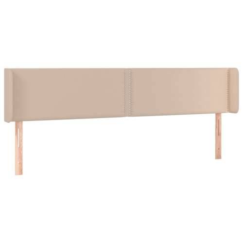 Uzglavlje s ušima boja cappuccina 183x16x78/88 cm umjetna koža - Boja cappuccina 183 x 16 x 78/88 cm 1 Cijena