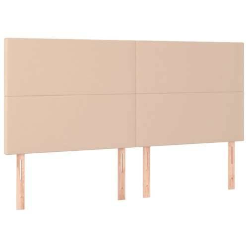 Okvir za krevet s uzglavljem cappuccina 200x200 cm umjetna koža - Boja cappuccina 200 x 200 cm Gladak dizajn Cijena