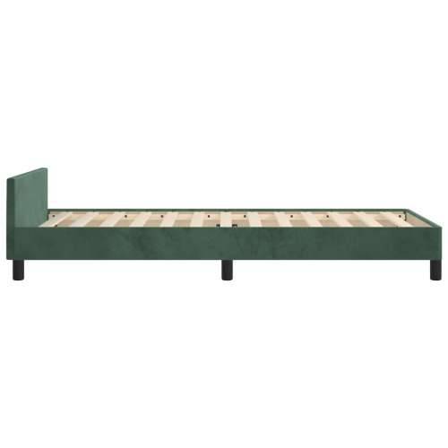 Okvir za krevet bez madraca tamnozeleni 90x200 cm baršunasti - Tamnozelena 90 x 200 cm Blok s kvadratima Cijena