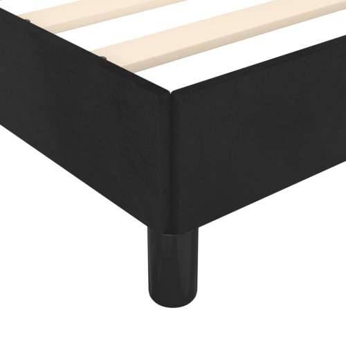 Okvir za krevet bez madraca crni 100x200 cm baršunasti - Crna 100 x 200 cm gumbi Cijena
