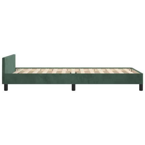 Okvir za krevet bez madraca tamnozeleni 100x200 cm baršunasti - Tamnozelena 100 x 200 cm gumbi Cijena