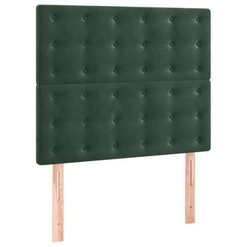 Okvir za krevet bez madraca tamnozeleni 100x200 cm baršunasti - Tamnozelena 100 x 200 cm gumbi Cijena