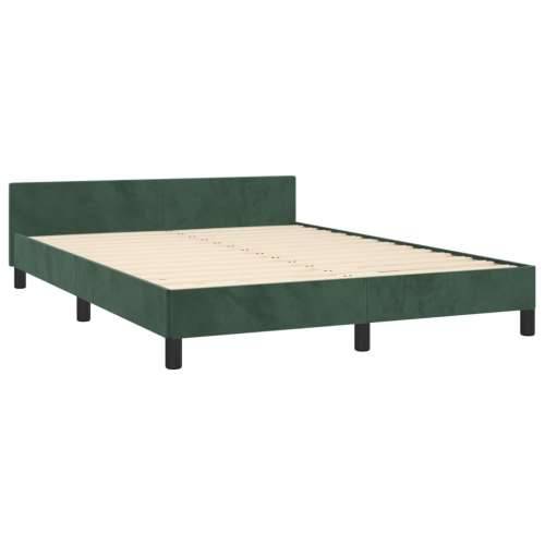 Okvir za krevet bez madraca tamnozeleni 140x190 cm baršunasti - Tamnozelena 140 x 190 cm gumbi Cijena