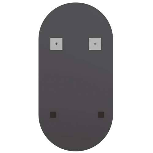 Ogledalo s LED svjetlima 60 x 30 cm stakleno ovalno - 60 x 30 cm 1 s LED svjetlima Ovalno Cijena