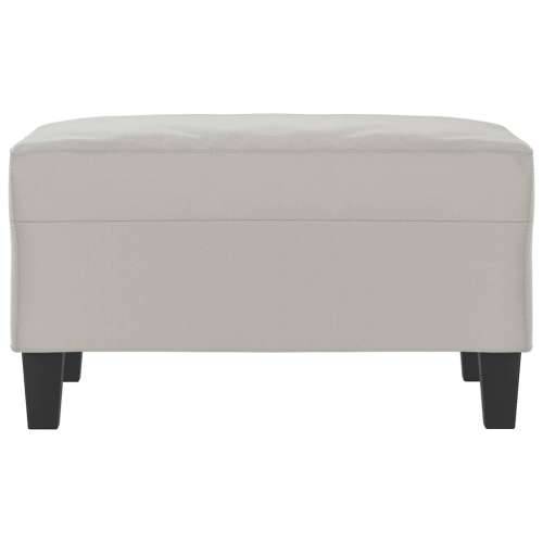 Tabure svjetlosivi 70 x 55 x 41 cm od mikrovlakana - Svjetlosiva 70 x 55 x 41 cm 1 Cijena