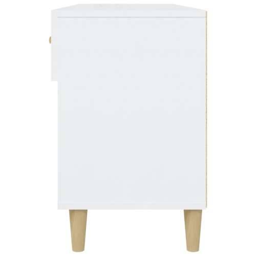 Ormarić za cipele sjajni bijeli 102x35x55 cm konstruirano drvo - Visoko sjajno bijela 1 Cijena
