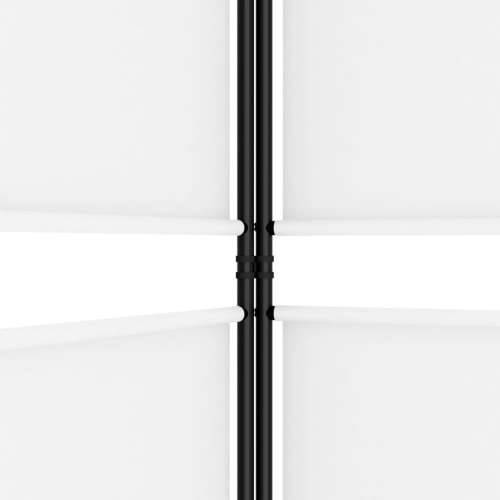 Paravan - Sobna pregrada s 4 panela bijela 200 x 180 cm od tkanine - Bijela 200 x 180 cm 1 4 Cijena