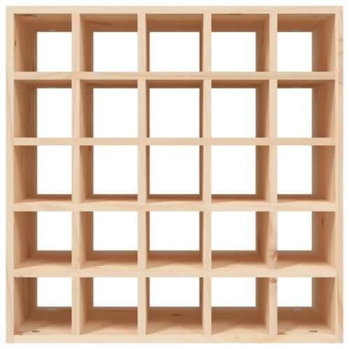 Ormarić za vino 56 x 25x 56 cm od masivne borovine - Prirodna 56 x 25 x 56 cm 1 s 25 rupa Cijena
