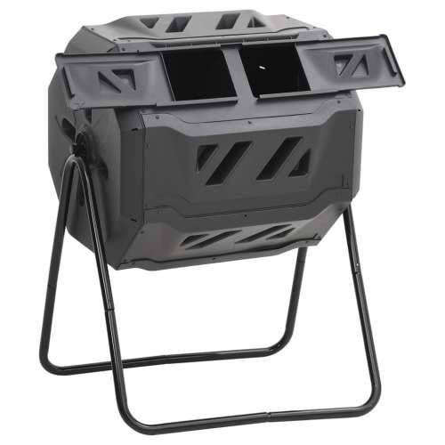 Vrtna posuda za kompost crna 73 x 64 x 95 cm 160 L Cijena