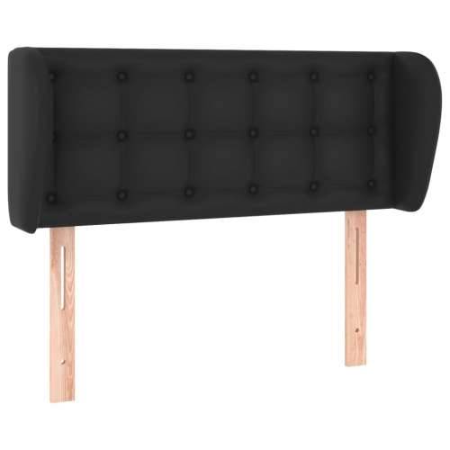 Uzglavlje s ušima crno 103x23x78/88 cm od umjetne kože - Crna 103 x 23 x 78/88 cm 1 Cijena