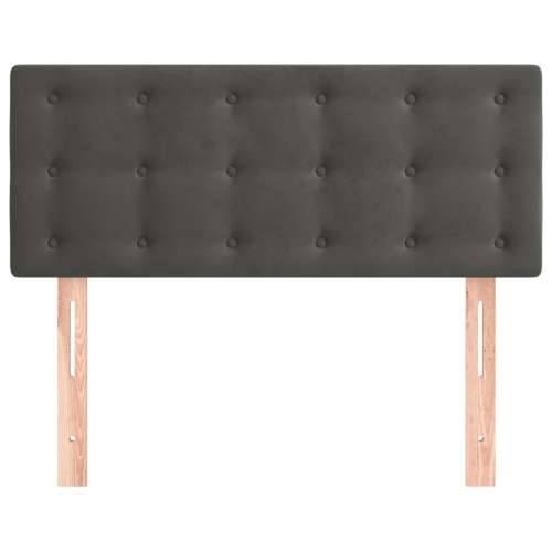 Uzglavlje tamnosivo 80 x 5 x 78/88 cm baršunasto - Tamno siva 80 cm 1 Nisko Cijena