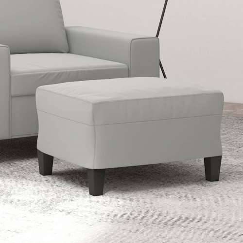 Tabure svjetlosivi 60 x 50 x 41 cm od mikrovlakana - Svjetlosiva 60 x 50 x 41 cm 1 Cijena