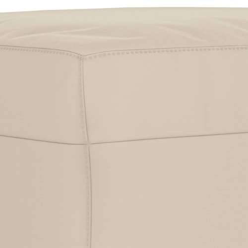 Tabure krem 70 x 55 x 41 cm od mikrovlakana - Krema 70 x 55 x 41 cm 1 Cijena