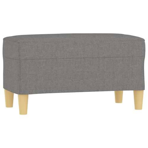 Klupa tamnosiva 70 x 35 x 41 cm od tkanine - Tamno siva 70 x 35 x 41 cm Cijena