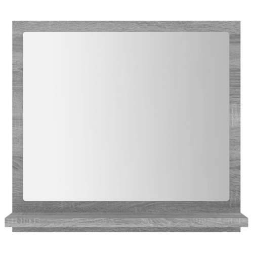 Kupaonsko ogledalo boja sivog hrasta 40 x 10,5x 37 cm drveno - Sivi hrast sonoma 40 x 10.5 x 37 cm 1 Cijena