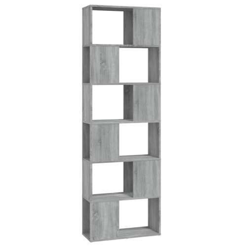 Ormarić za knjige / pregrada siva boja hrasta 60 x 24 x 186 cm - Sivi hrast sonoma 1 60 x 24 x 186 cm Cijena