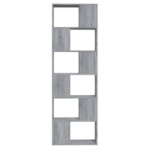 Ormarić za knjige / pregrada siva boja hrasta 60 x 24 x 186 cm - Sivi hrast sonoma 1 60 x 24 x 186 cm Cijena