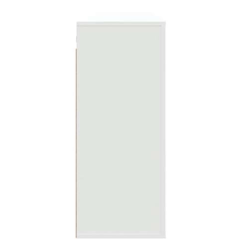 Zidni ormarić bijeli 80 x 33 x 80 cm od konstruiranog drva Cijena