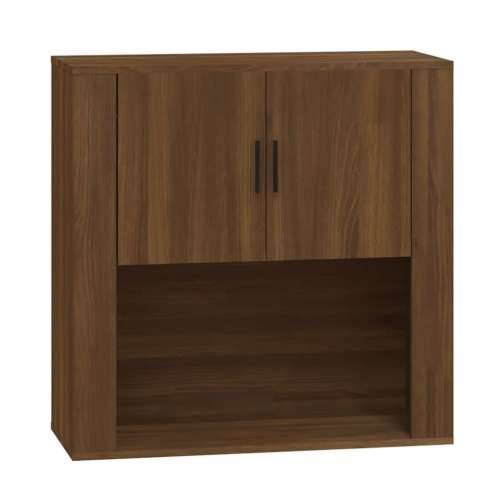Zidni ormarić boja smeđeg hrasta 80x33x80 cm konstruirano drvo Cijena