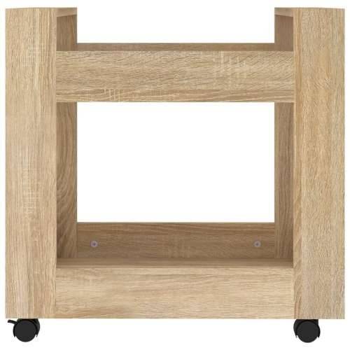 Kolica za radni stol boja hrasta 60x45x60 cm konstruirano drvo - sonoma hrast Cijena