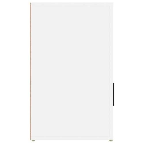 Noćni ormarić bijeli 50 x 36 x 60 cm od konstruiranog drva - Bijela 1 Cijena