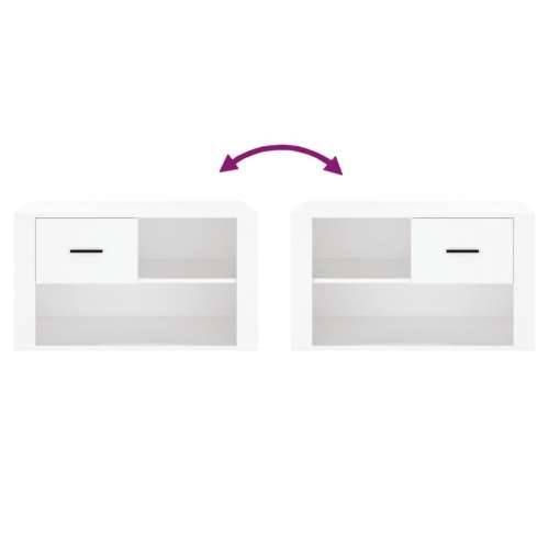 Ormarić za cipele bijeli 80 x 35 x 45 cm od konstruiranog drva - Bijela 1 Cijena
