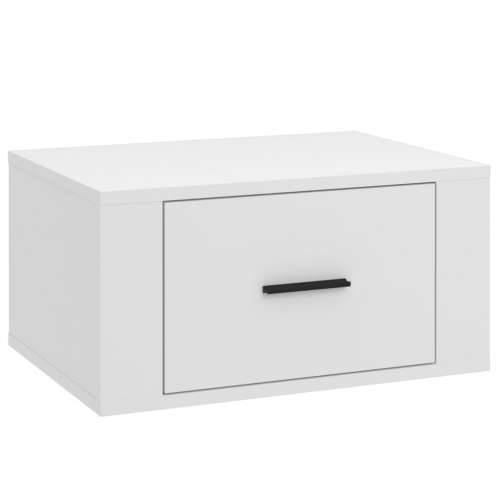 Zidni noćni ormarić bijeli 50 x36 x 25 cm - Bijela 1 Cijena