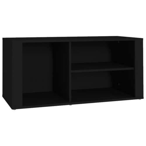 Ormarić za cipele crni 100 x 35 x 45 cm od konstruiranog drva - Crna 1 Cijena