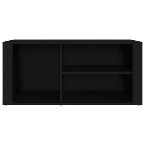 Ormarić za cipele crni 100 x 35 x 45 cm od konstruiranog drva - Crna 1 Cijena