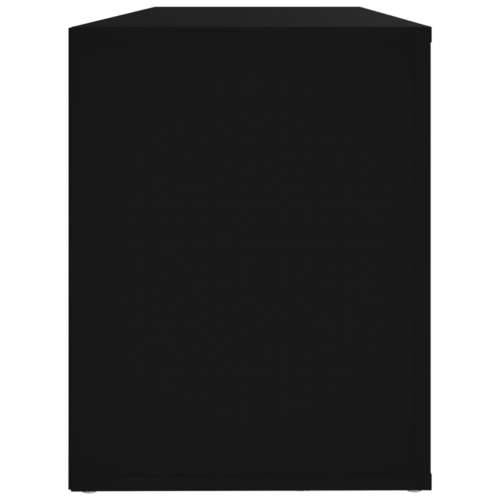Ormarić za cipele crni 100 x 35 x 45 cm od konstruiranog drva - Crna 1 Cijena