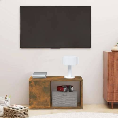 TV ormarić boja dimljenog hrasta 60x24x32 cm konstruirano drvo - Dimljeni hrast 1 60 x 24 x 32 cm Cijena