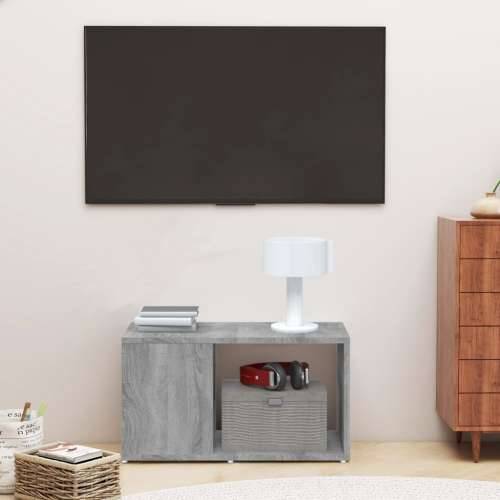 TV ormarić boja hrasta sonome 60 x 24 x 32 cm konstruirano drvo - Sivi hrast sonoma 60 x 24 x 32 cm 1 Cijena