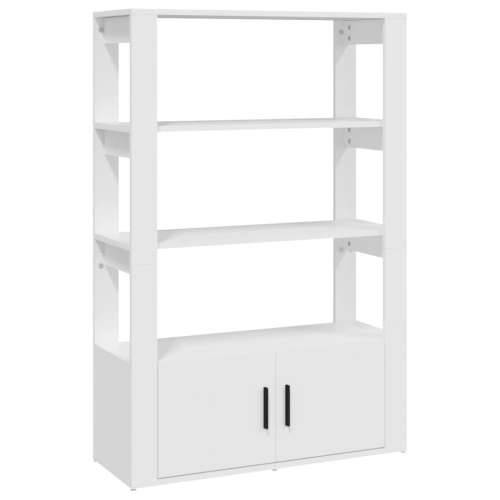 Komoda bijela 80 x 30 x 119,5 od konstruiranog drva - Bijela 1 Cijena
