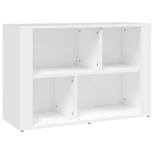 Komoda bijela 80 x 30 x 54 cm od konstruiranog drva - Bijela 1 Cijena