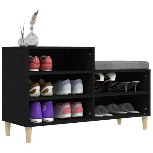 Ormarić za cipele crni 102 x 36 x 60 cm od konstruiranog drva - Crna 1 Cijena