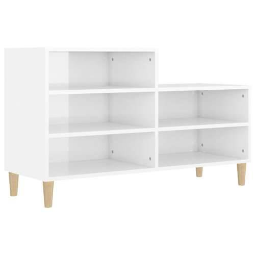 Ormarić za cipele sjajni bijeli 102x36x60 cm konstruirano drvo - Visoko sjajno bijela 1 Cijena